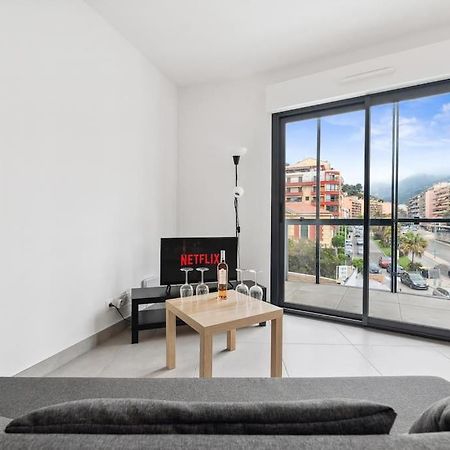 Apartament Le Cap Riviera - Centre- Parking Prive - Climatisation Mentona Zewnętrze zdjęcie