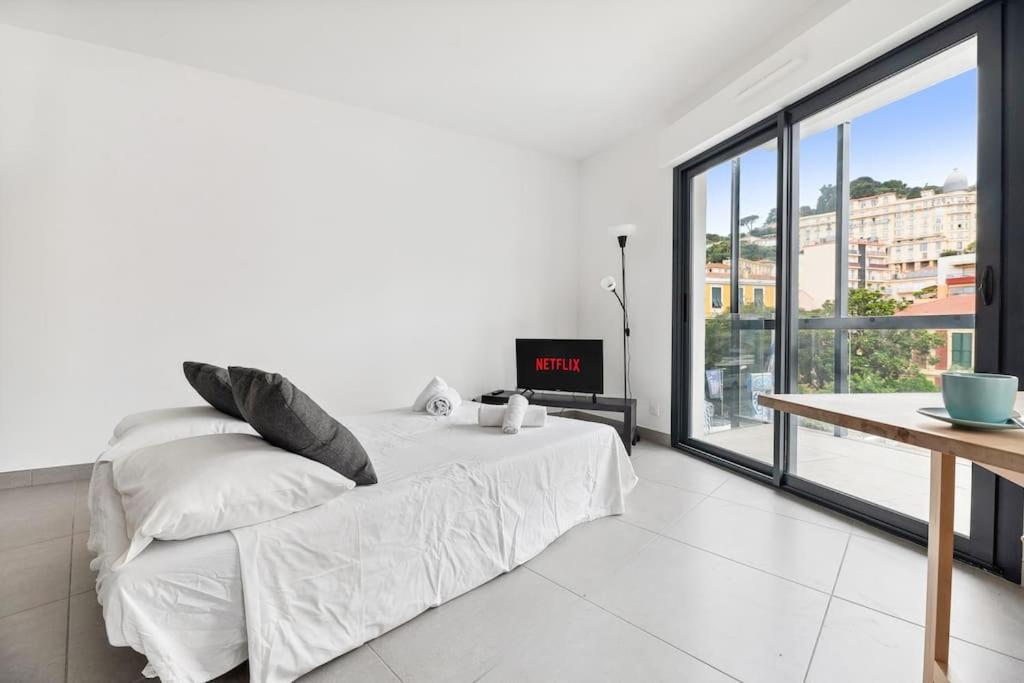 Apartament Le Cap Riviera - Centre- Parking Prive - Climatisation Mentona Zewnętrze zdjęcie