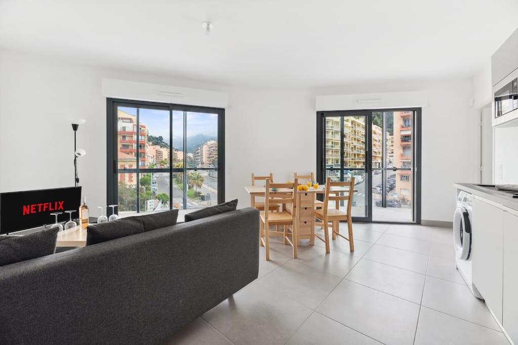 Apartament Le Cap Riviera - Centre- Parking Prive - Climatisation Mentona Zewnętrze zdjęcie